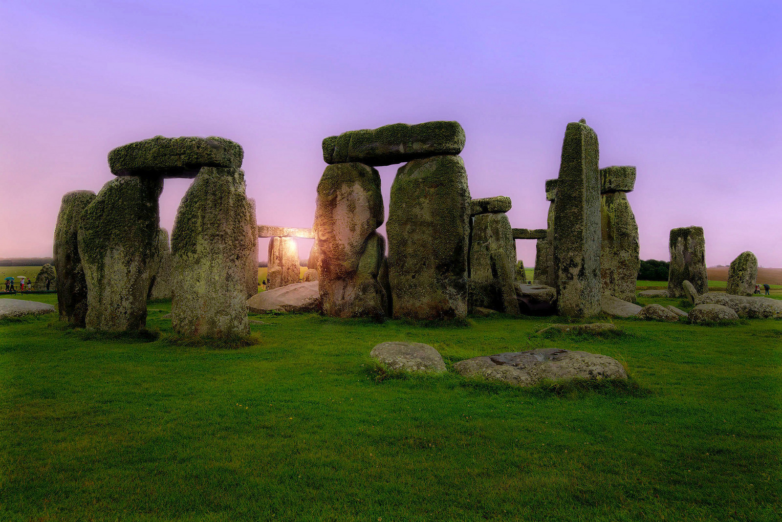 A photograph of Stonehenge